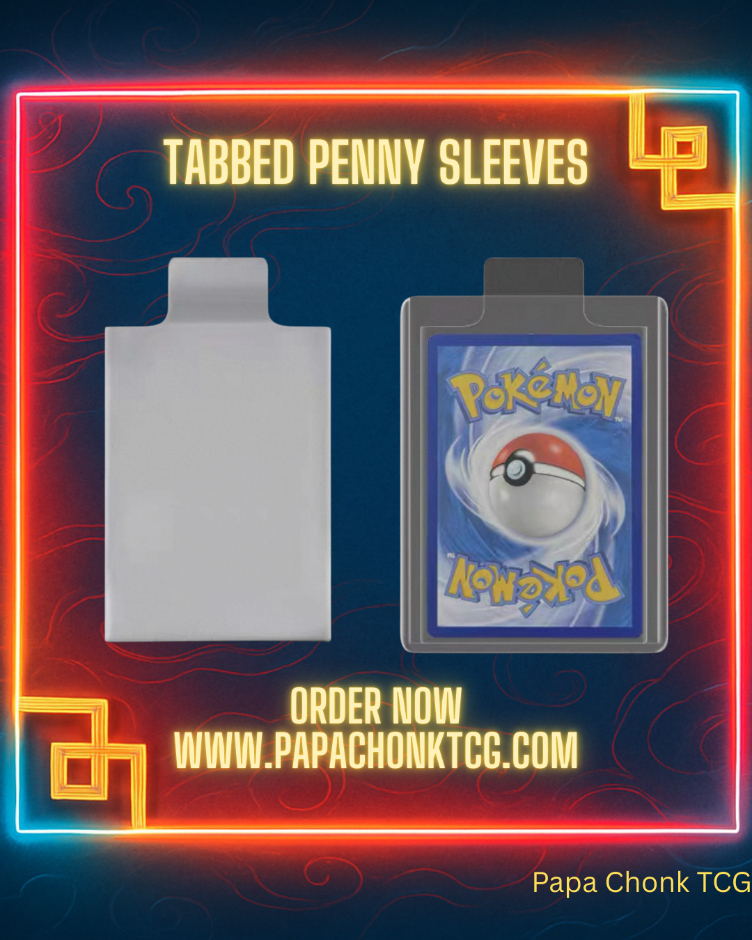 Tabbed Penny Sleeves